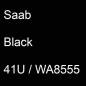 Preview: Saab, Black, 41U / WA8555.